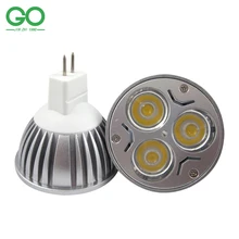 Под лучами mr16 3W 12в gu5.3 пятно вниз света lampada bridgelux 45mil чип тепло / холода / природных белый равных 30w галогенная лампа
