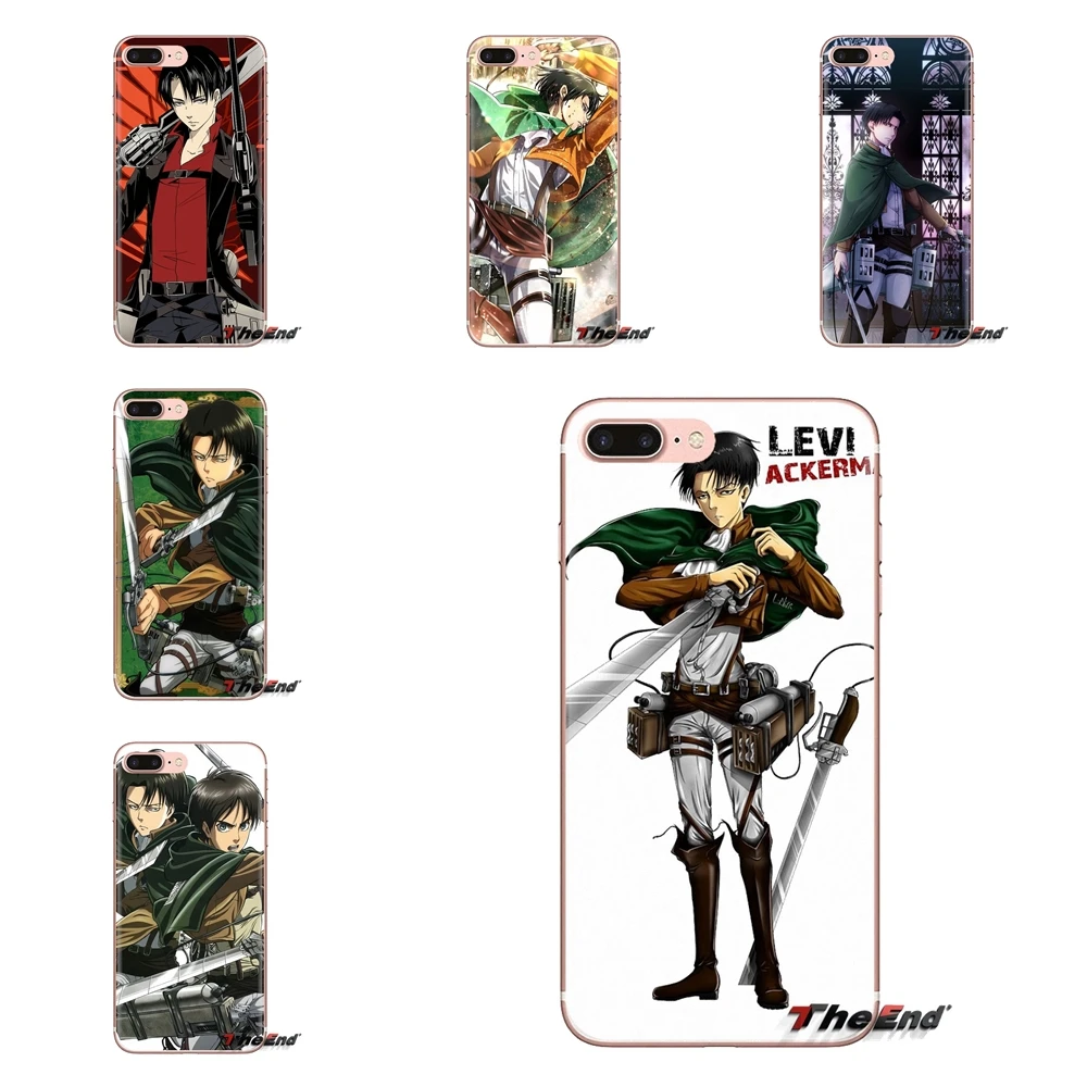 Mobile Phone Case Cover anime attack on titan Levi For LG G3 G4 Mini G5 G6 G7 Q6 Q7 Q8 Q9 V10 V20 V30 X Power 2 3 K10 K4 K8 2017 |