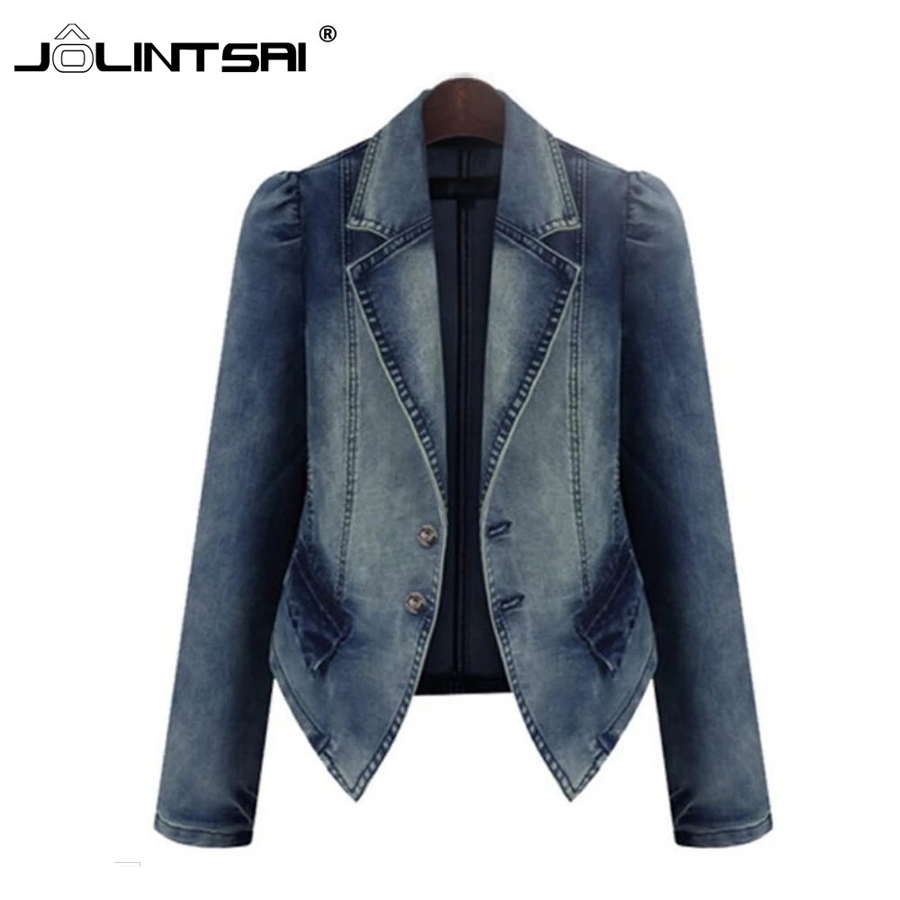 Popular Fitted Denim Jacket for Women-Buy Cheap Fitted Denim ...