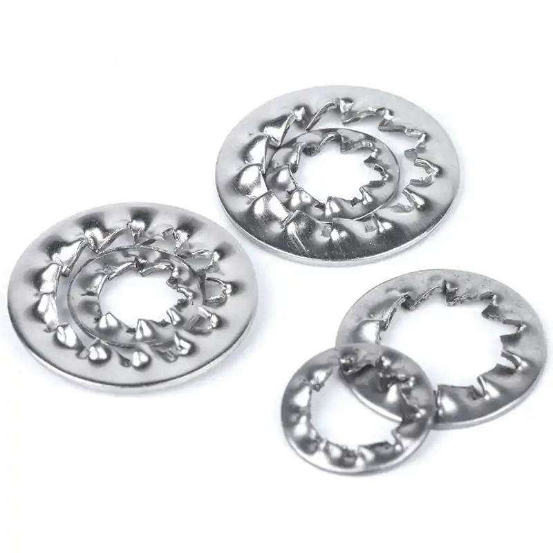 40Qty Color : M12 CHENHAN Lock Washer 10-40pcs M10 M12 M14 M16 Internal Tooth Starlock Washer Lock Washers Push On Locking Speed Clip 304 Stainless Steel