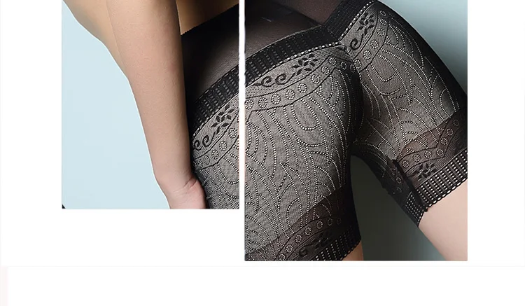 Lace Safety Short Pants Summer Ice Silk Female Boyshorts Underwear Middle Waist Seamless Shorts Pants for Women (16)
