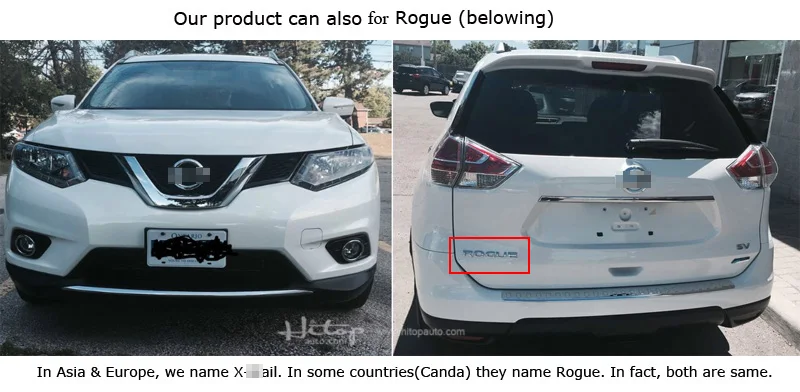 Подходит для Nissan X-trail и Rogue- боковой шаг nerf бар, "BM" горячая модель, нагрузка 250 кг, 7075 алюминиевый сплав+ ABS