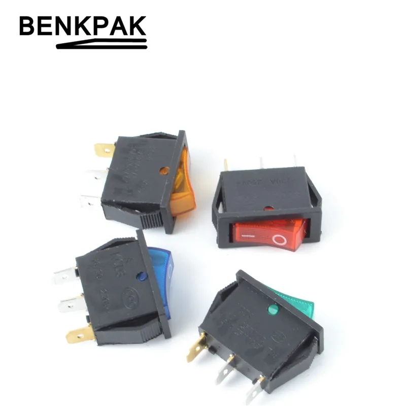 

KCD3 On/Off 3P Rectangle Long Rocker Switch with Car Dash SPST