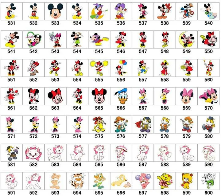 Big 10pcs Sew on Cloth stickers Customize Kids Name Quilts Covers Identification - Style 8