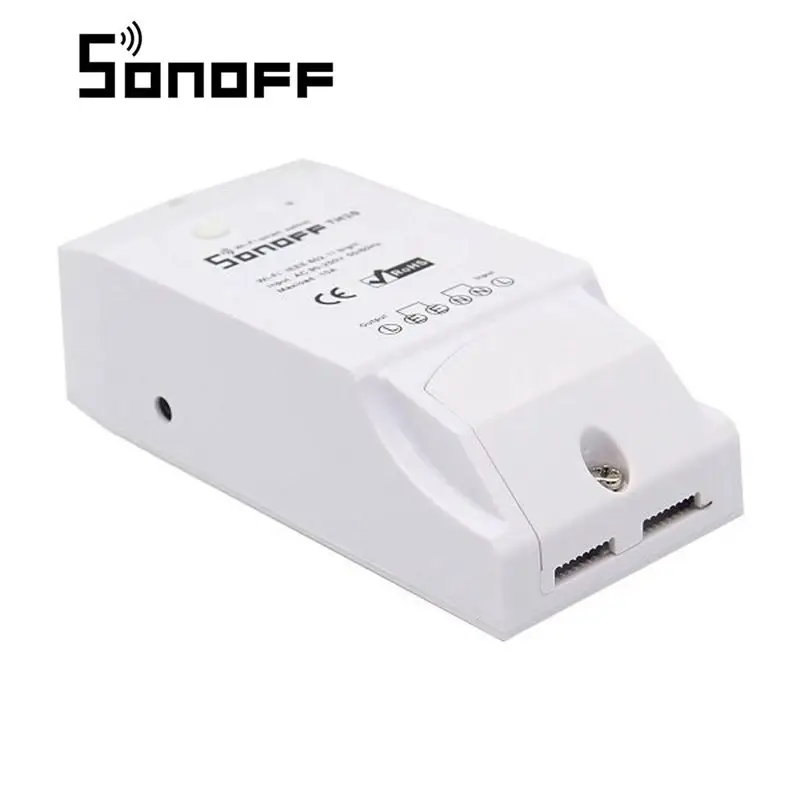 

SONOFF TH16 DIY 16A 3500W Smart Home WIFI Wireless Temperature Humidity Thermostat Module APP Remote Control Switch Socket