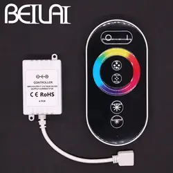 DC 12V 6A светодиодный rgb-контроллер с сенсорным 6Key цветным кольцом RF пульт дистанционного управления для SMD 5050 2835 3528 RGB светодиодные полосы