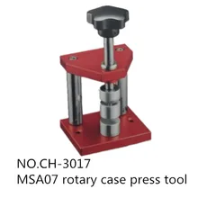 Красный корпус часов назад прессовальный инструмент и Вращение кристалл инструмент для закрывания