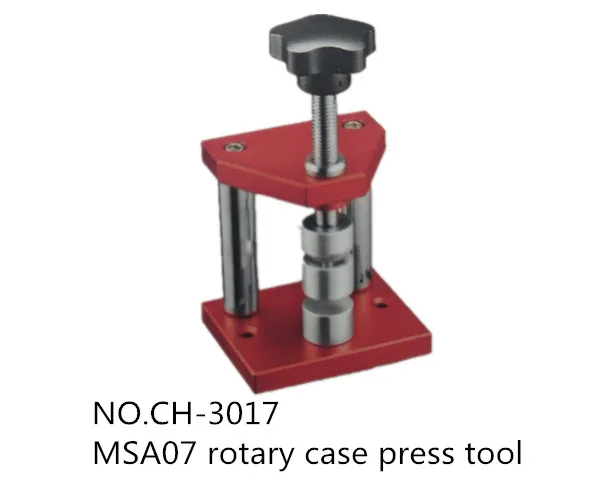 

New Red Watch Case Back Pressing Tool and Rotation Crystal Closing Tool
