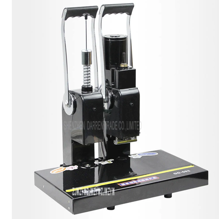 1 шт. GD-502 Электрический переплетный станок, финансовые документы, документ, переплеточная машина для архивов, электрическая дрель