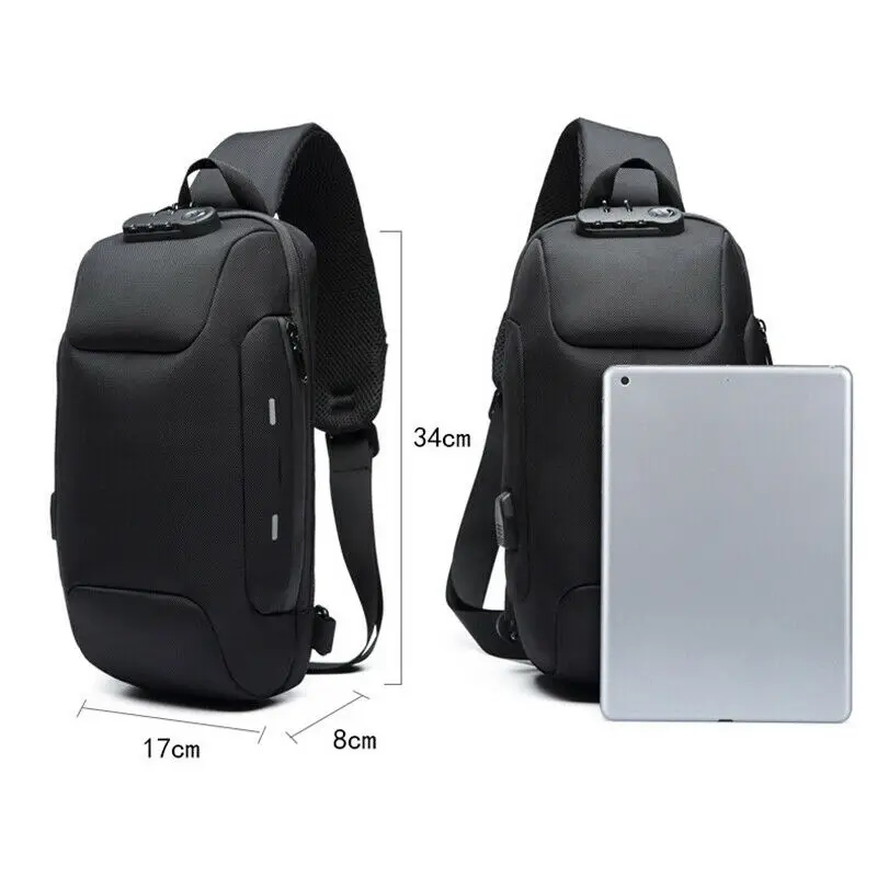 Anti-theft Laptop USB Charging Waterproof Anti Theft Men Backpack School Travel Backpack Male Casual Bagpack For Men