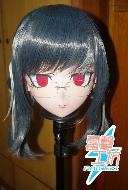 

(KM91912)Top Quality Handmade Female Resin Full Face Peko Pekoyama Cosplay Mask Kigurumi Crossdresser Doll