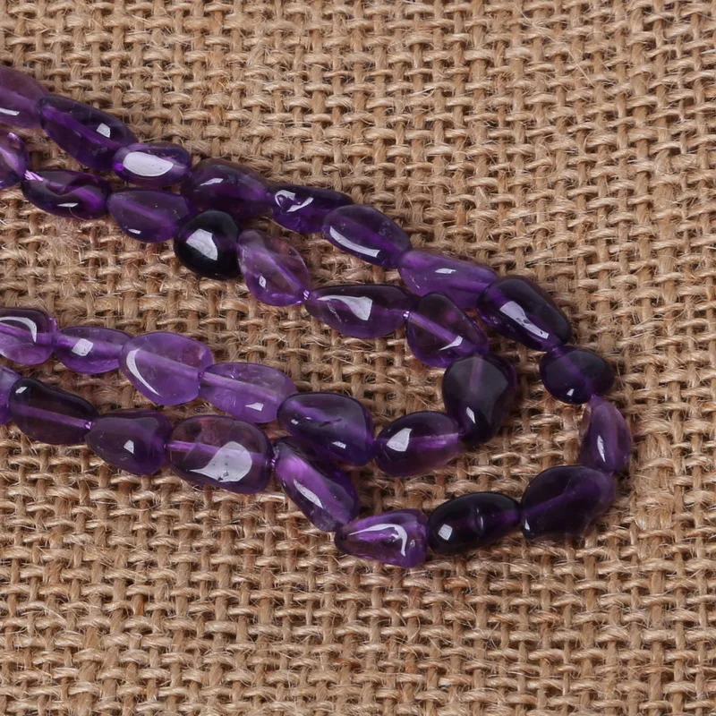 7-11mm 38cm/str Approx 40pcs Natural Straight Hole Stone Natural Stone Chips Beads For Jewelry Making Necklace Bracelet DIY