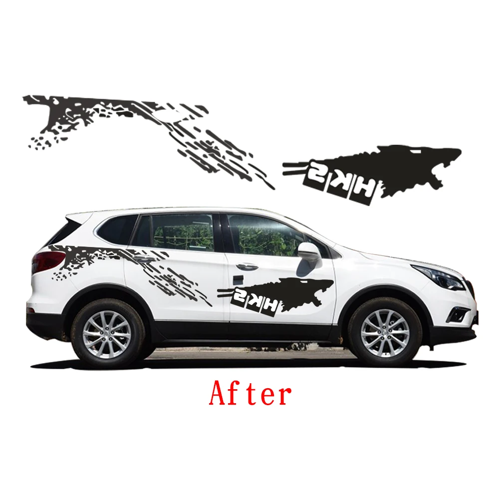 2 шт. водонепроницаемые Стикеры для автомобиля Hyundai Santa Fe|car styling stickers|car accessoriesstyling