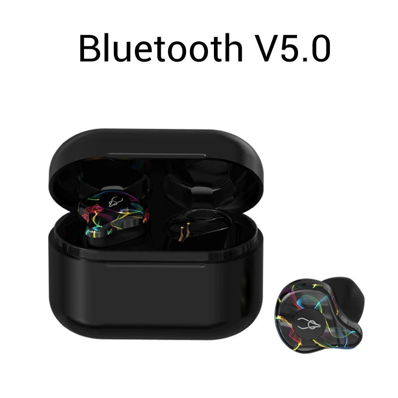 Мини Bluetooth наушники, беспроводные наушники, стерео наушники, Bluetooth 5,0, водонепроницаемые беспроводные наушники - Цвет: image show