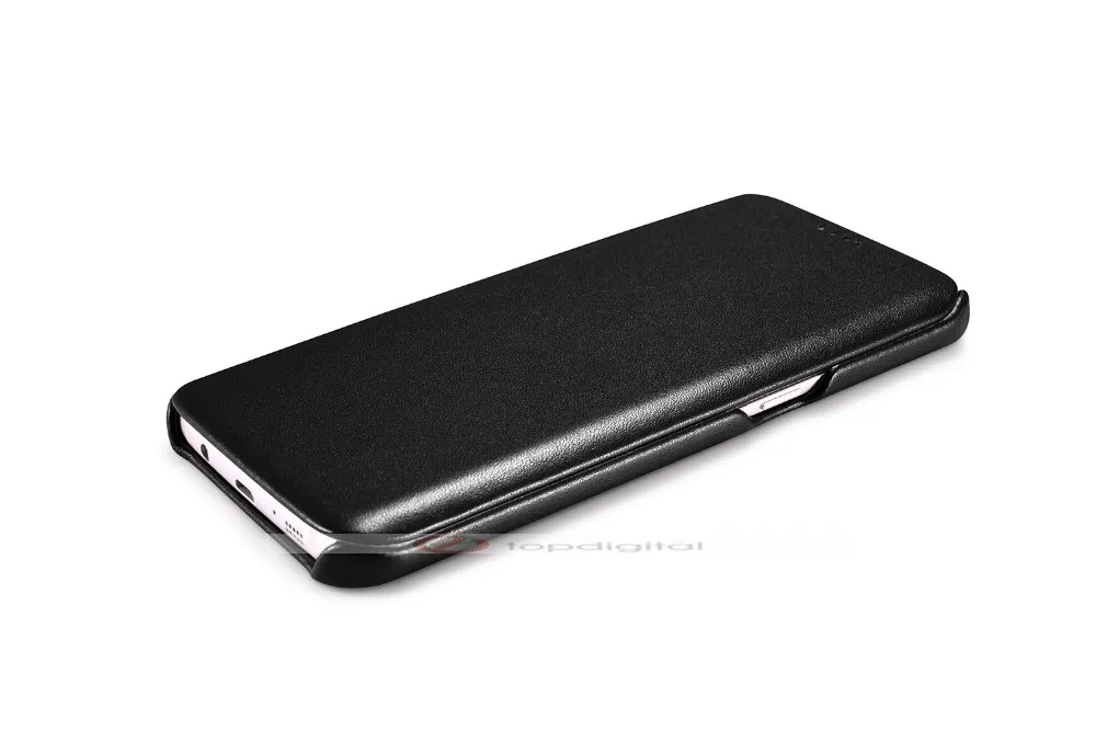 ICarer чехол для samsung Galaxy S7 откидной Чехол для edge из натуральной кожи для S7 edge G9350(5,5 дюйма) Роскошный Тонкий Ультратонкий чехол-книжка