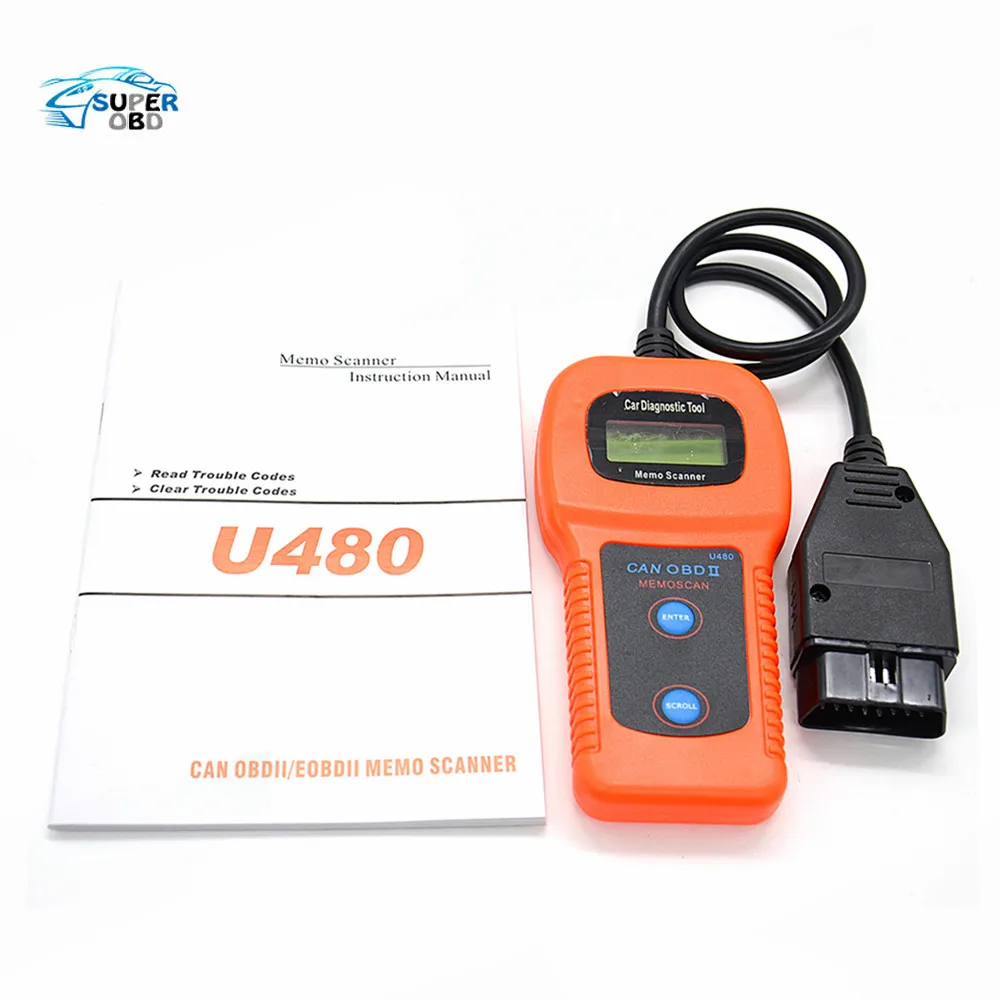 New arrival U480 CAN BUS OBD OBD2 Code Reader Scanner U480 Code Reader