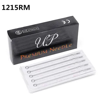 

50pcs/lot Disposable Assorted Sterilized Tattoo Needles Premium Eyebrow Makeup 1215RM Tattoo Machine Needle Accessories
