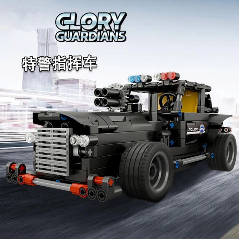 

Remote Control car bricks Police Hummer Compatible Technic Car City RC Vehicle Model Building block Brick Toys For Boys