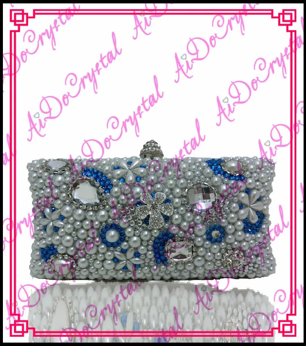 Aidocrystal handmade sequined gems paved slivery font b clutch b font bag and matching shoes for