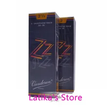 Во Францию Vandoren JA ZZ тенор Си-бемоль трости для саксофона 2,5#3,0# коробка 5
