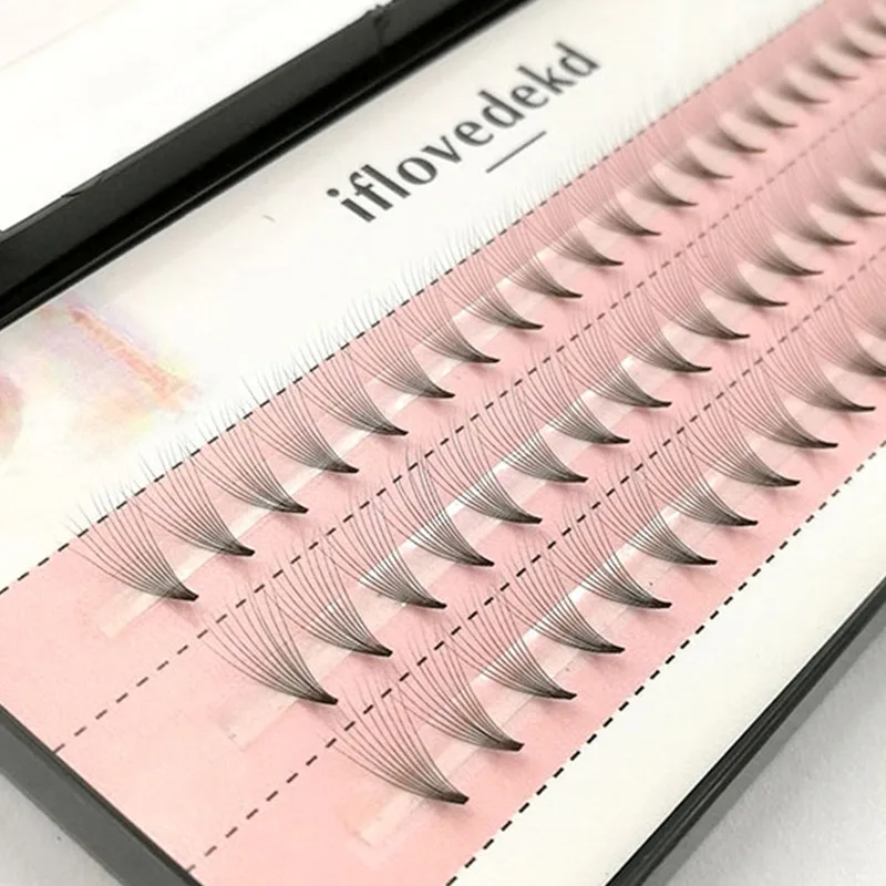 

iflovedekd 10P Russian Volume Eyelashes Extension C/D Curl Professional Individual False Eyelashes 8-15mm