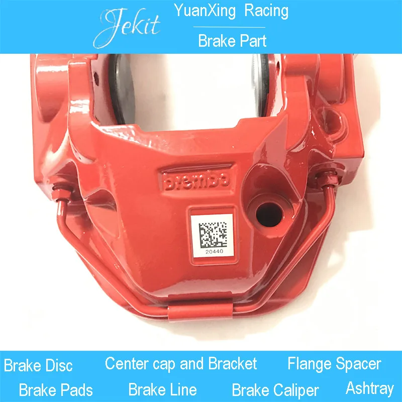 

Car modified Jekit brake system AMG 6 pistons calipers for Mercedes benz A180 front wheel brake set