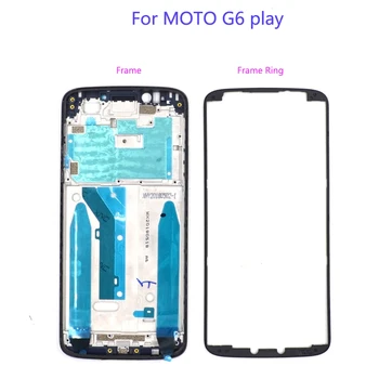 

5.7inch USA or Brazil version Front Housing For Motorola Moto G6 Play XT922 lcd frame with frame Ring bezel housing cover parts
