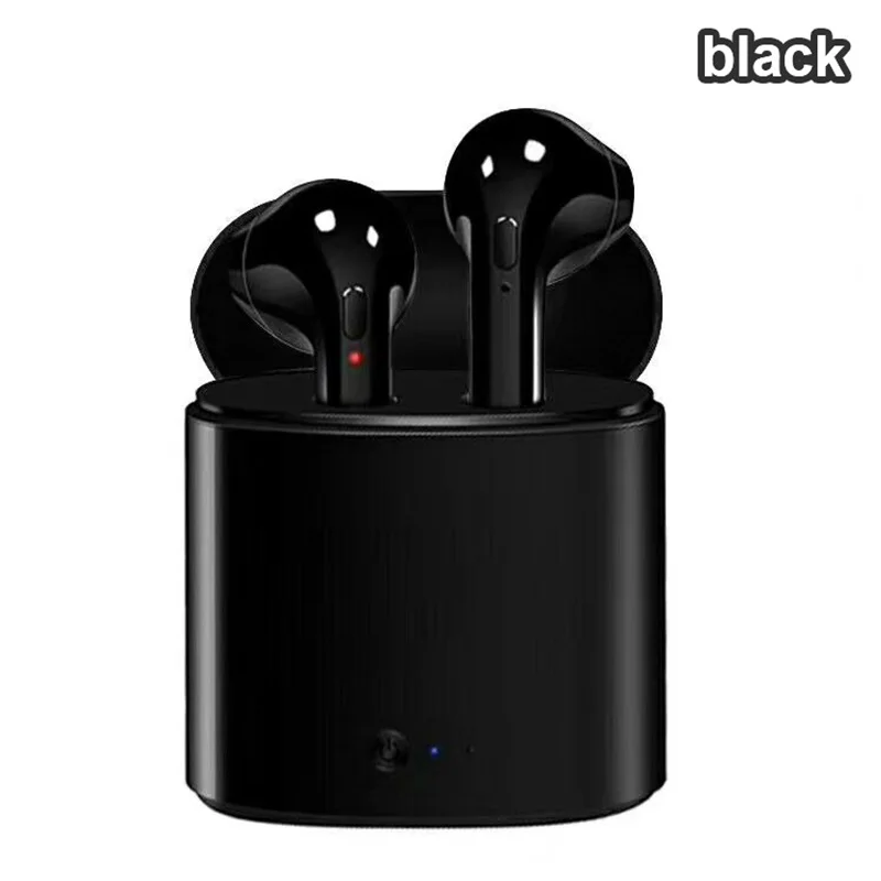 Новинка I7 Беспроводная зарядка Bluetooth наушники спортивные с двумя ушками стерео Bin