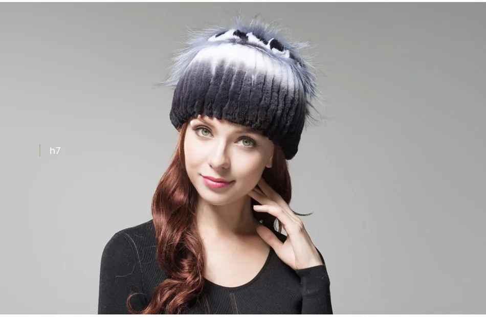 fur woman winter hats PCM009 (15)