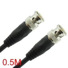 0.5M/1.6FT BNC Male to BNC Male Connector RG59 Coaxial Cable For CCTV Camera
