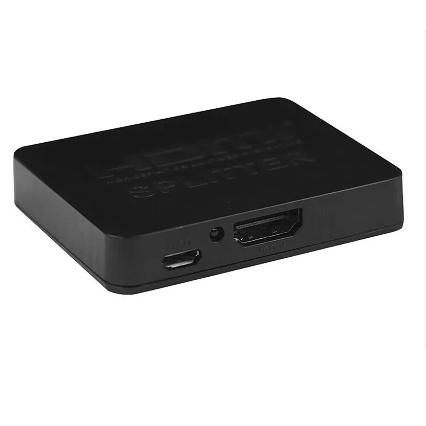 Del 1x2 HDMI Splitter 1 вход 2 выходной усилитель коммутатор Box концентратор HDTV 1080 p 3D 1,4 в 23 июня