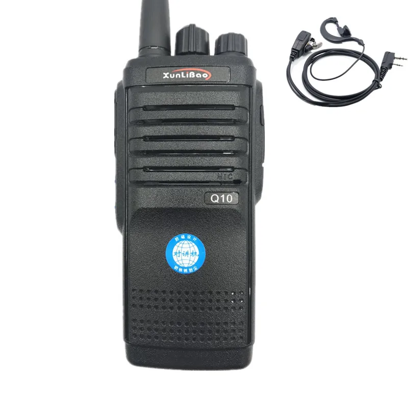 

Newest 100% Original Xunlibao Q10 Walkie Talkie High Power Two-Way Radio UHF Portable Ham FMR Radio 10W Programmable