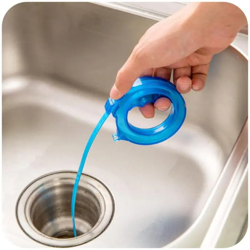 Regolabile Mini Tubo Pulitore di Rimozione Dei Capelli Utensili Da Cucina Fogna Snake Drain Cleaner Sink Pulizia Gasdotto Draga Strumenti