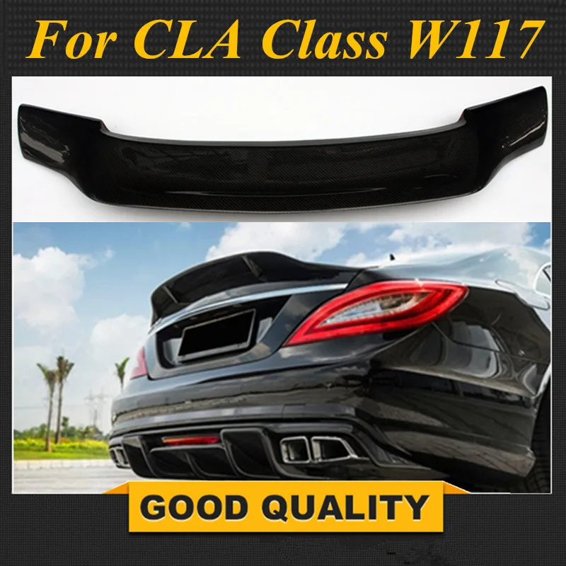 Спойлер для Mercedes CLA CLA45 W117 C117 задний спойлер из углеродного волокна cla 200 250 260 Renntech