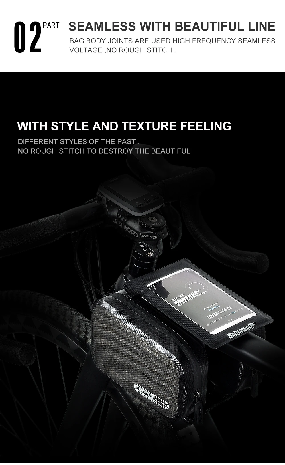 Excellent Rhinowalk Bicycle Frame Tube Bag Cycling Double Pouch Road Bike Top Tube Pannier MTB Full Waterproof 6 Inches Cellphone Bag Pack 10 Excellent Rhinowalk Bicycle Frame Tube Bag Cycling Double Pouch Road Bike Top Tube Pannier MTB Full Waterproof 6 Inches Cellphone Bag Pack 10