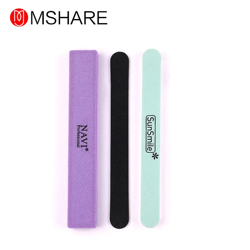 

MSHARE 3pcs Nail Art Buffer File Manicure Medicure Pedicure Buffing Sanding Polish DIY Nail Beauty Polishing Grinding Nail Tools