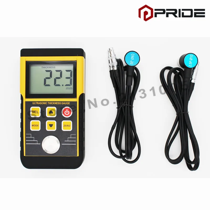 

Digital Ultrasonic Thickness Gauge Width Measuring Instruments 10 data storage units Sound velocity measurement