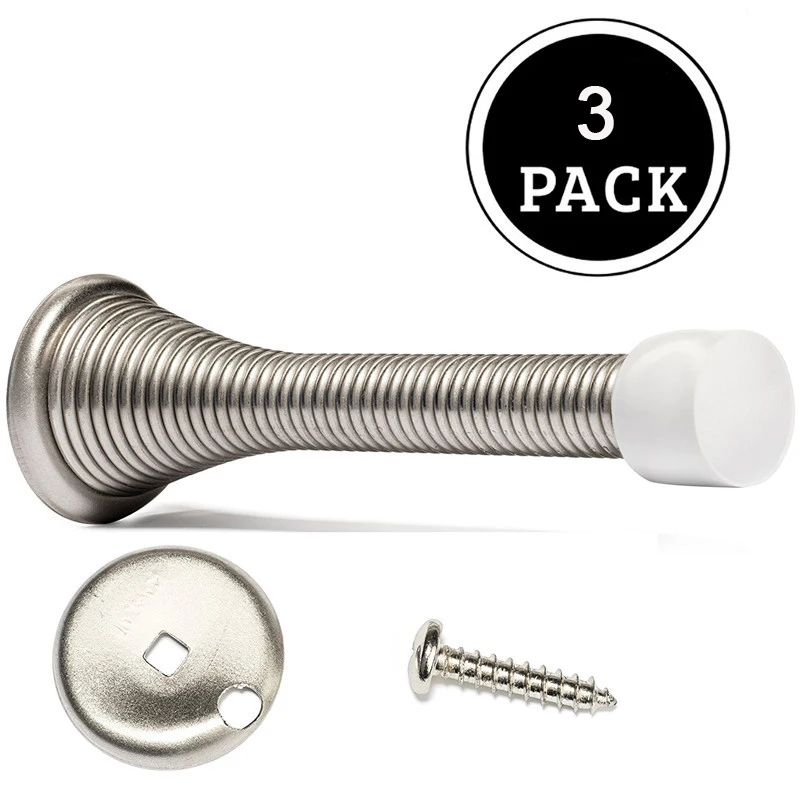 Metal Spring Door Stopper Spring Deurstopper Long Handle Door Stopper