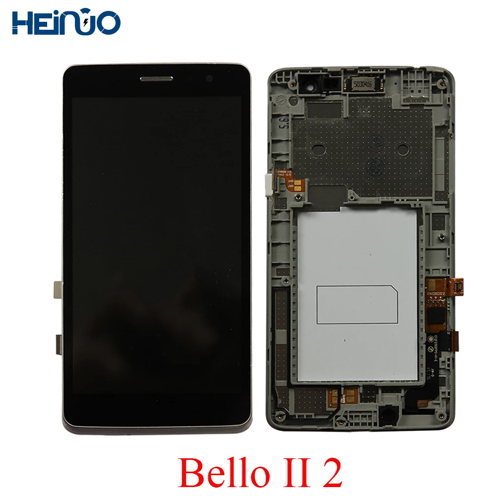 

Phone LCD Spare Parts For LG Bello II 2 X150 X165 X163 x155 x160/Max LCD Display TouchScreen Digitizer Panel Assembly Tela+Frame