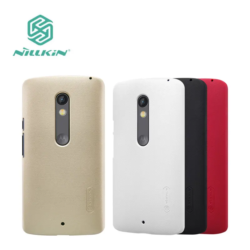 sFor MOTO X Play Case Nillkin Frosted Shield Case For Motorola MOTO X Play XT1561 XT1562 5.5 Phone Case With Screen Protector