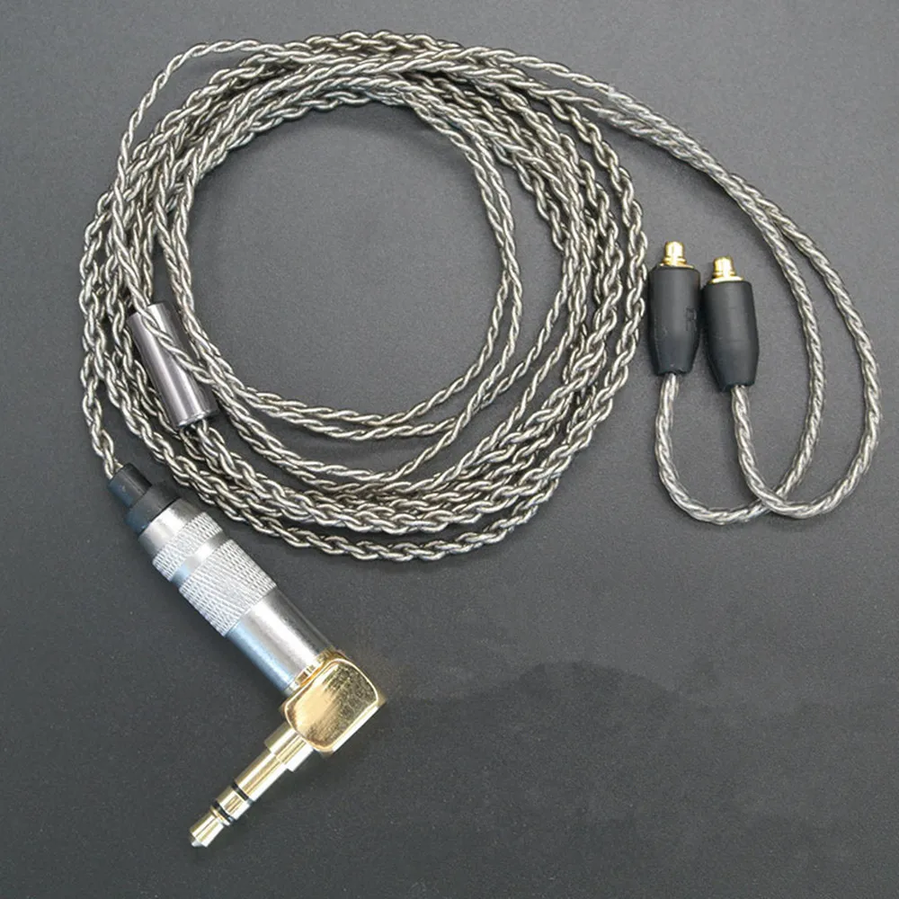 Replacement DIY Upgrade Cable MMCX Silver Plated Wire Cords Line for UM PRO10 PRO20 PRO30 PRO50 AUDIOSENSE TK200 T100 | Электроника