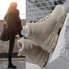 Women's Shoes Cotton Shoes Non-slip Plus Velvet Winter Outdoor Sports shoes Running Shoes Quality Wear-resistant Sneakers 2018