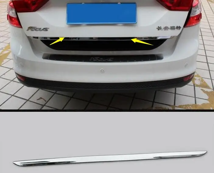 Prix pour Pare-chocs arrière Protecteur de coffre couvercle Vers Le Bas garniture pour Ford focus Berline/Hayon 2012 Prix pour Pare-chocs arrière Protecteur de coffre couvercle Vers Le Bas garniture pour Ford focus Berline/Hayon 2012