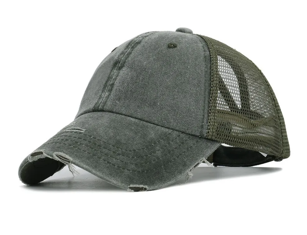ponytail trucker cap