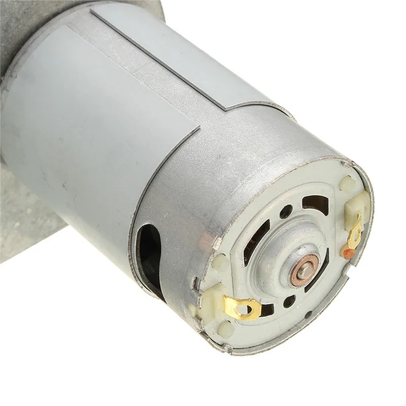 

High Torque Metal Gear Motors Silver DC 12V 6000RPM Square Electric Drive Motor Best Promotion