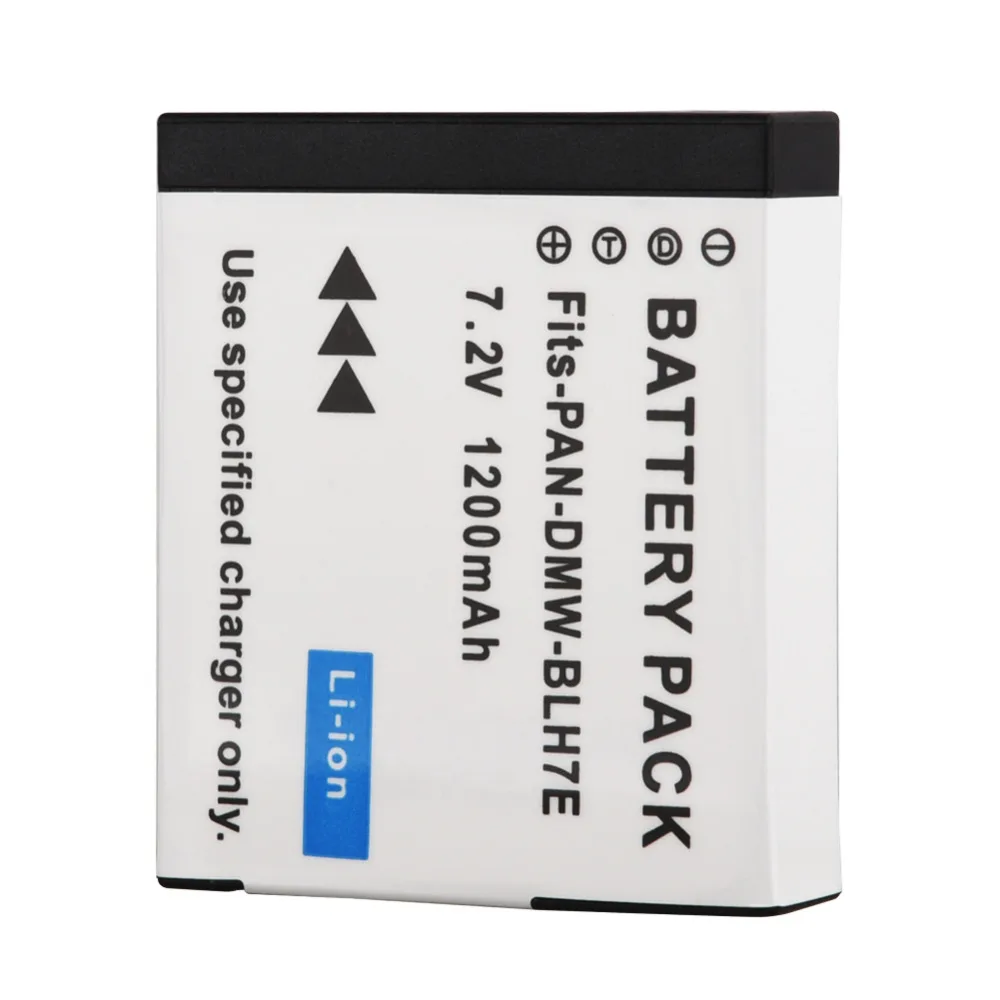 1200mah Digital Camera Battery For Panasonic Lumix Dmwblh7e Dmcgm1gm1k Dmcgm5 Dmcgf7 Dmcgf8