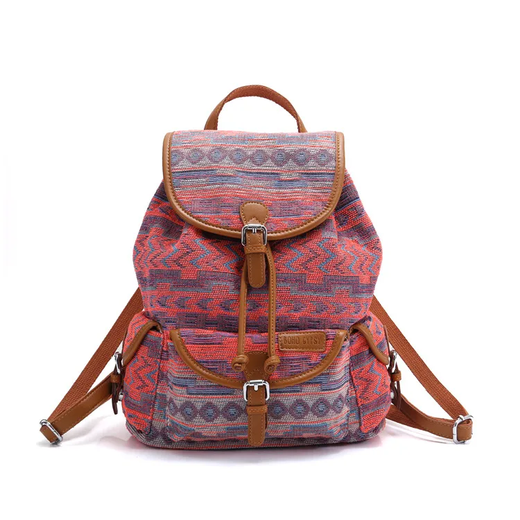  BOHO Gypsy Backpack Women Bohemian mochila Travel Backpack Ethnic Hippie Mummy Diaper Bag Girls School Bag (2)