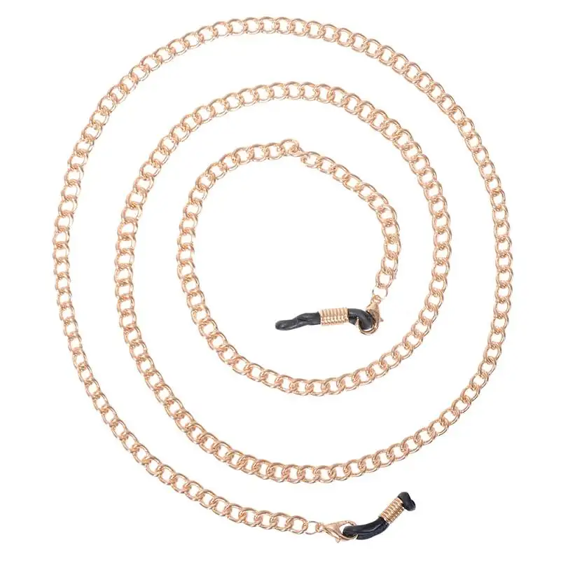 Черный нейлоновый шнур для солнцезащитных очков, держатель на цепочке, регулируемый, с кристаллами, из бисера, для очков, очки для чтения, ремешок на шею - Цвет: B