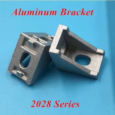 

50pcs 2028 Aluminum Brackets corner fitting angle 20x28 L Connector bracket for 2028 Industrial Aluminum Profile accessories