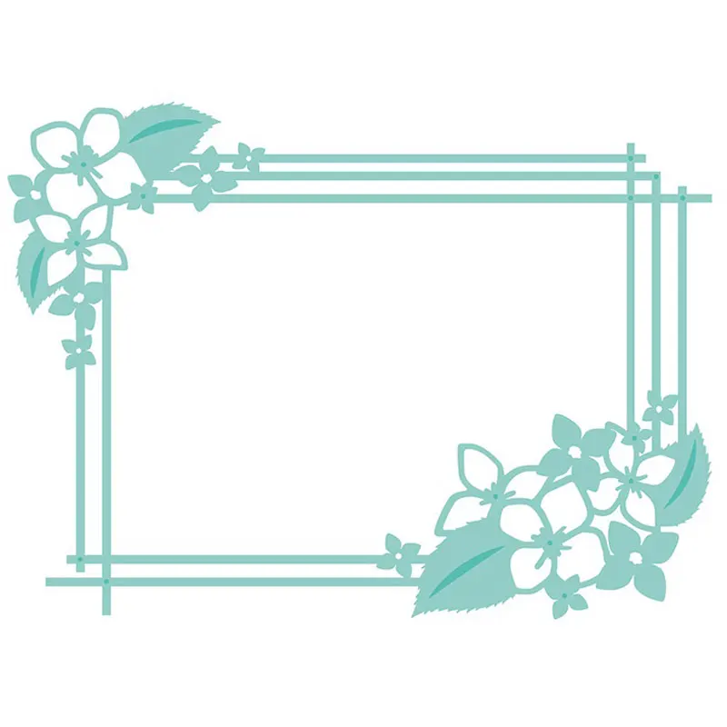 

rectangle frame Metal Cutting Dies Scrapbooking craft Dies cuts thinlit paper art emboss card make stencil 140*100mm